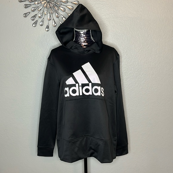 adidas Tops - Adidas Black Aeroready Hoodie 1X